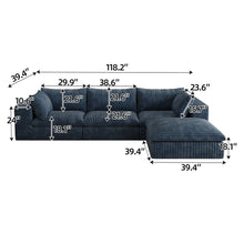 Aki L-Shaped Modular Sofa