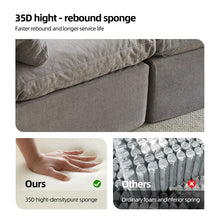 Nagi L-Shaped Compressed Sofa