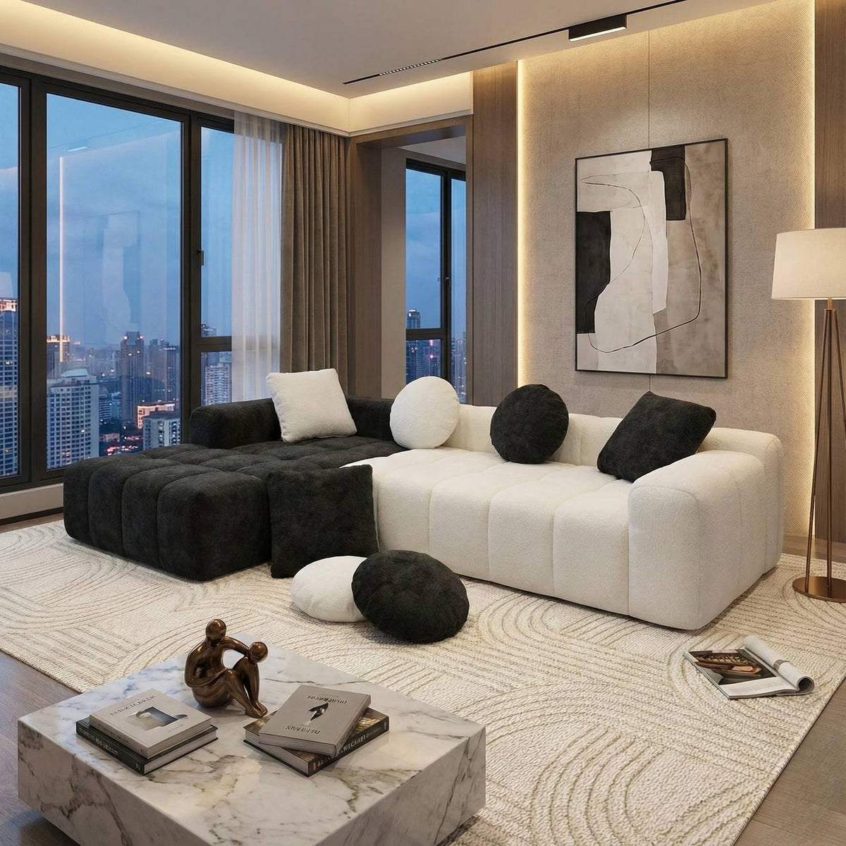 Sen L-Shaped Sectional Sofa