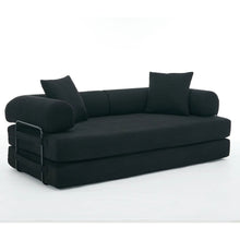 Koya Compressed Sofa – Black