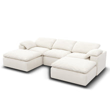 Kumo Modular Sofa – 3-Seater with 2 Ottomans