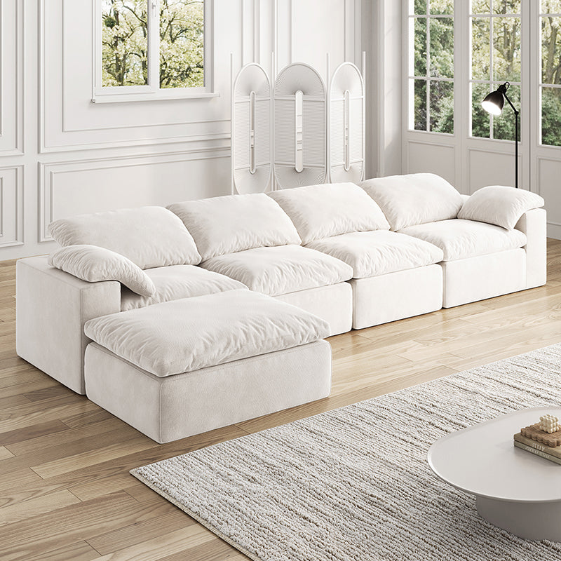 Kumo Modular Sofa – 4-Seater with Ottoman