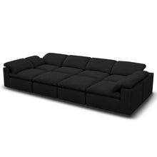 Kumo Modular Sofa – 8-Seater – Black