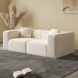 Suji Ribbed Modular Sofa – 2 Modules