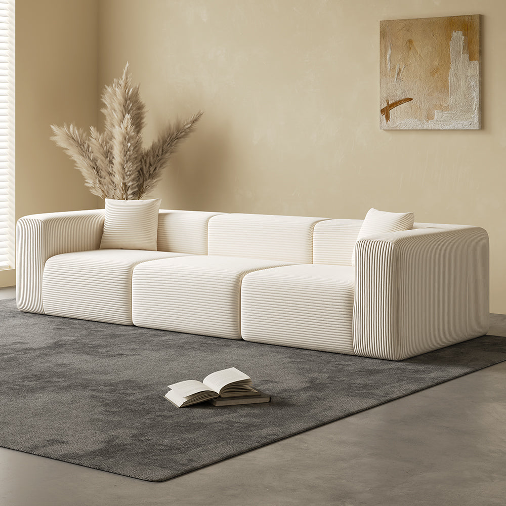 Suji Ribbed Modular Sofa – 3 Modules